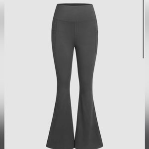 NEW - Active High Waist Solid Flared Leggings